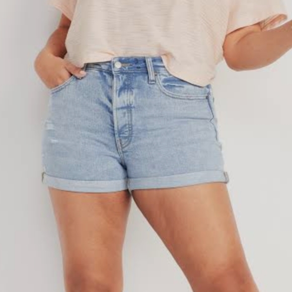 New Old Navy High Rise O.G. Straight Jeans Shorts Size 24 Plus Size - Picture 1 of 5